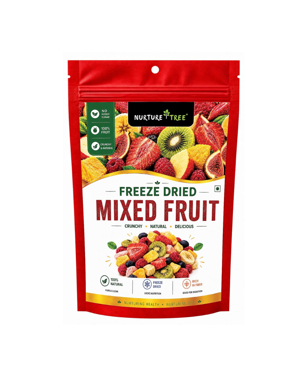 Nurture Tree Freeze Dried Mixed Fruit Snack | 8-in-1 Real Fruits