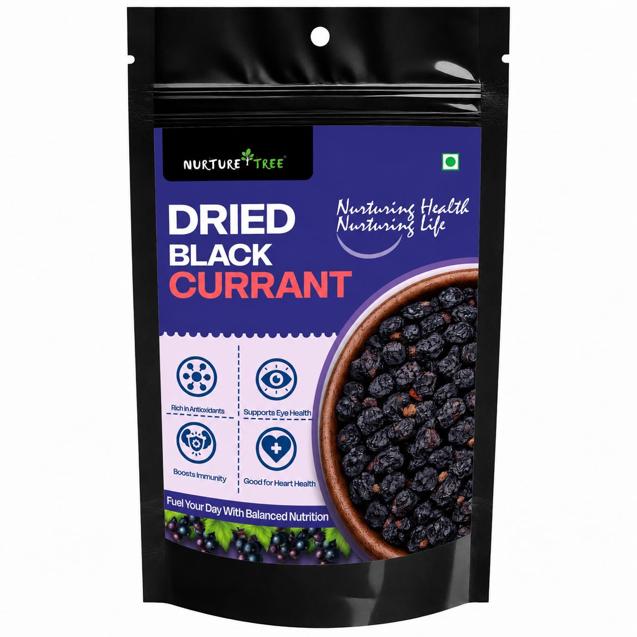 Nurture Tree Dried Black Currants | Antioxidant-Rich Superfood