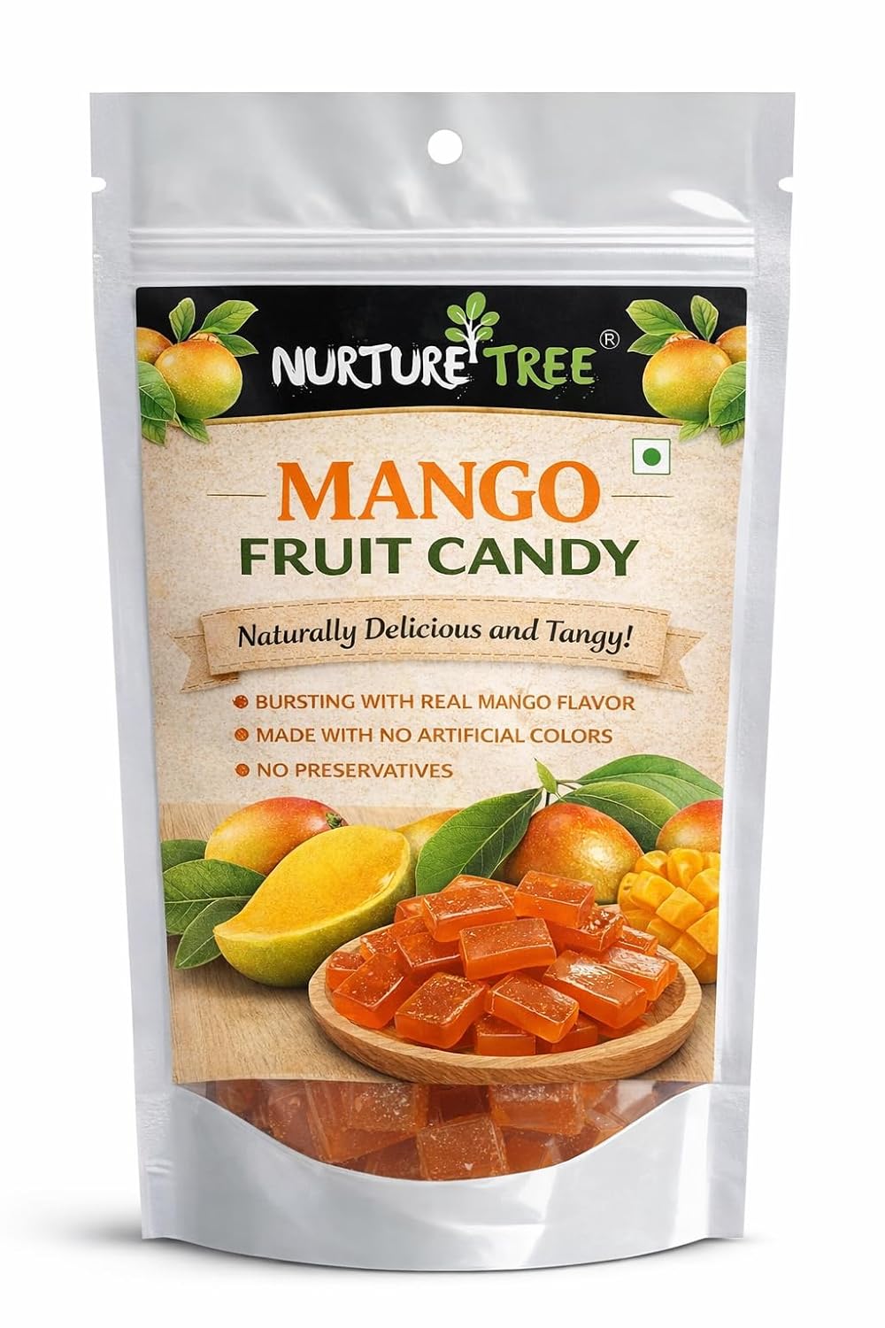 Nurture Tree Mango Fruit Candy | Naturally Tangy & Delicious