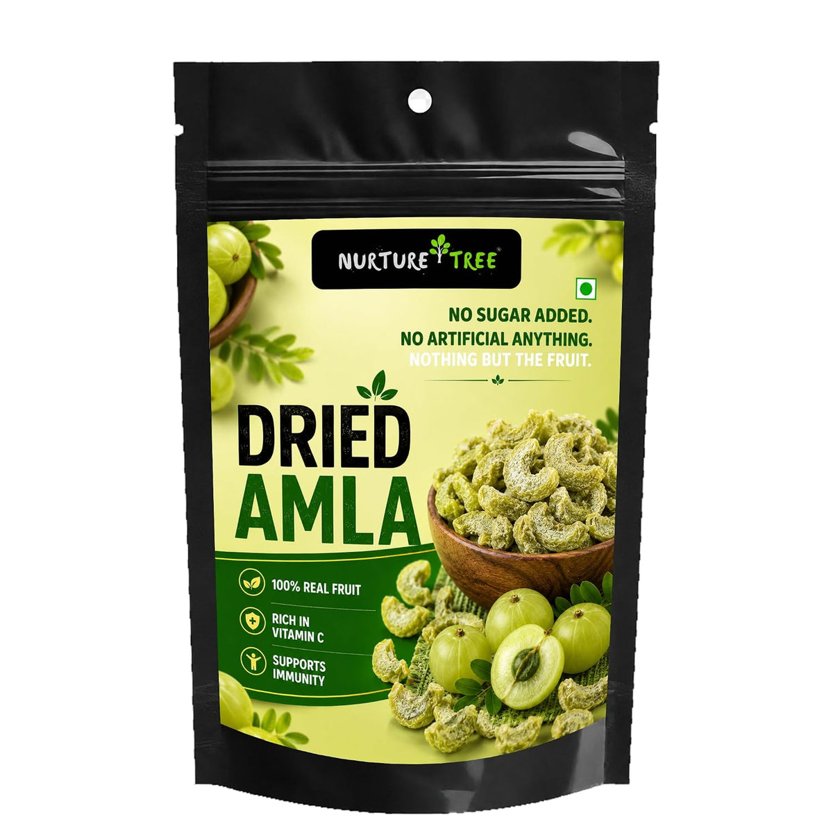 Nurture Tree Dried Amla | Antioxidant-Rich Healthy Snack