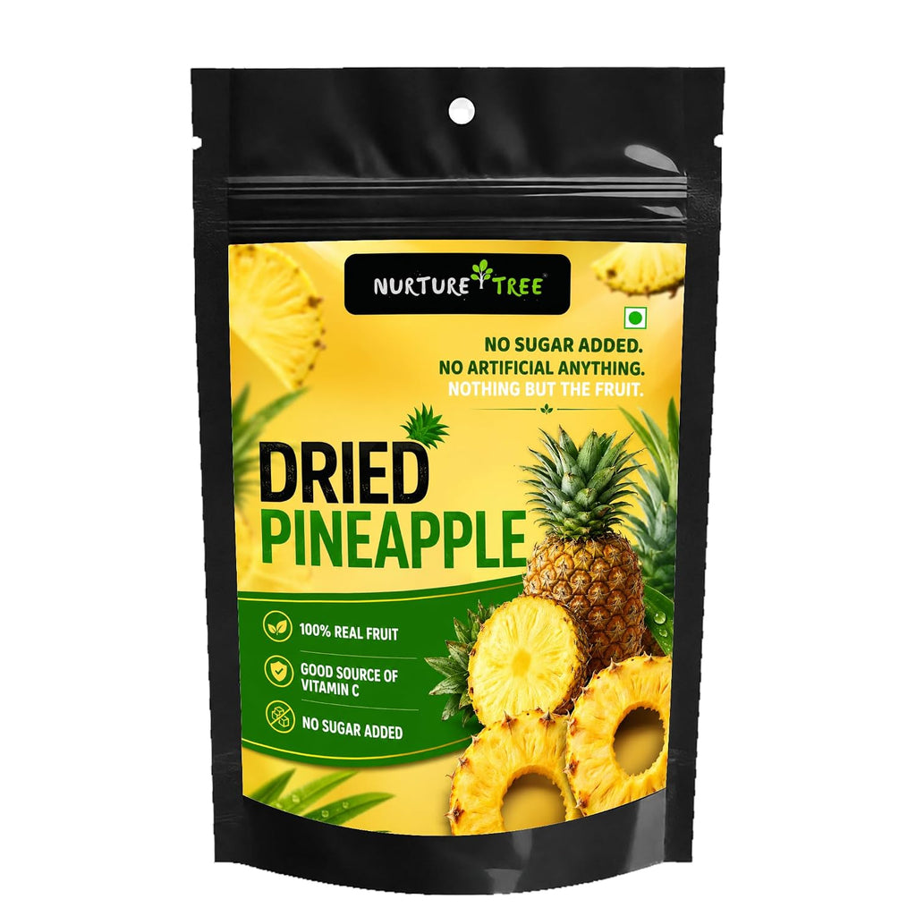 Nurture Tree Dried Pineapple | 100% Natural Tropical Fruit