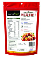 Nurture Tree Freeze Dried Mixed Fruit Snack 12g | 8 in 1 | Strawberry, Apple, , Banana, Mango,Guava , Kiwi & Fig ETC | 100% Real Fruits | No Added Sugar | Rich in Fiber | Crispy & Crunchy Healthy Snack for Kids & Adults