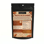 NURTURE TREE Premium Roasted & Salted Almonds Badam 400gm, Crunchy & Fresh Badam, Healthy Dry Fruits for Snacking and Cooking, Rich Source of Protein and Energy