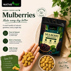Nurture Tree Dried Mulberries | 100% Natural & Unsulfured