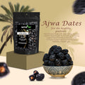 Nurture Tree Premium Saudi Ajwa Dates (Khajoor/Khajur) 500gm, 100% Natural Soft and Delicious Arabian Dates in Fresh, Khajur Dry Fruits, No Artificial Colours, Gluten Free, No Added Sugars