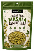 Nurture Tree Roasted Masala Sem Ke Beej 100g | Delicious Spicy Roasted Broad Beans | Crunchy Indian Namkeen | Ready to Eat | High Protein & Fiber | Perfect Snack for Home, Office & Travel