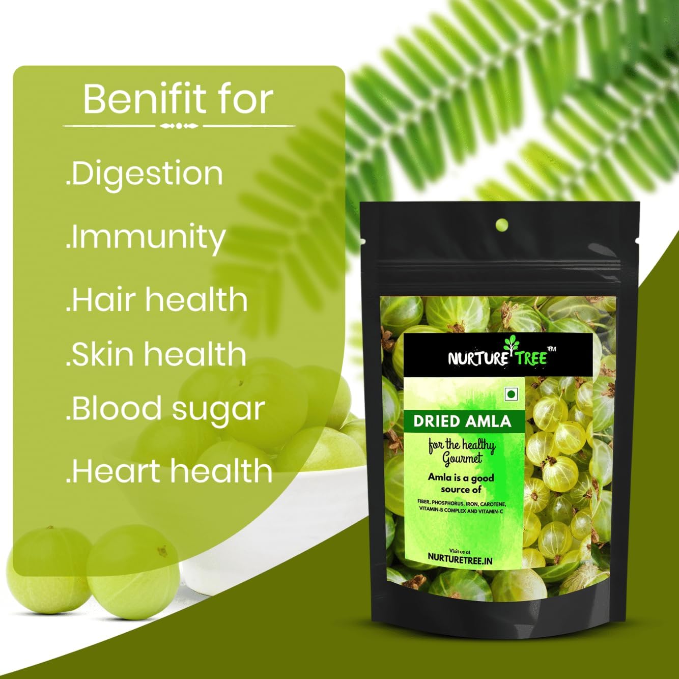Nurture Tree Dried Amla 200gm Superfood, Rich in Vitamin C and Antioxidants, Indian Gooseberry Dried Fruit Vitamin C Rich Superfood Natural Snack Dry Gooseberry Rich | Immunity Booster | Healthy Snack & Mouth Freshener | No Preservatives