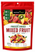Nurture Tree Freeze Dried Mixed Fruit Snack 12g | 8 in 1 | Strawberry, Apple, , Banana, Mango,Guava , Kiwi & Fig ETC | 100% Real Fruits | No Added Sugar | Rich in Fiber | Crispy & Crunchy Healthy Snack for Kids & Adults