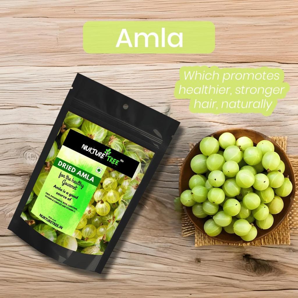 Nurture Tree Dried Amla 200gm Superfood, Rich in Vitamin C and Antioxidants, Indian Gooseberry Dried Fruit Vitamin C Rich Superfood Natural Snack Dry Gooseberry Rich | Immunity Booster | Healthy Snack & Mouth Freshener | No Preservatives