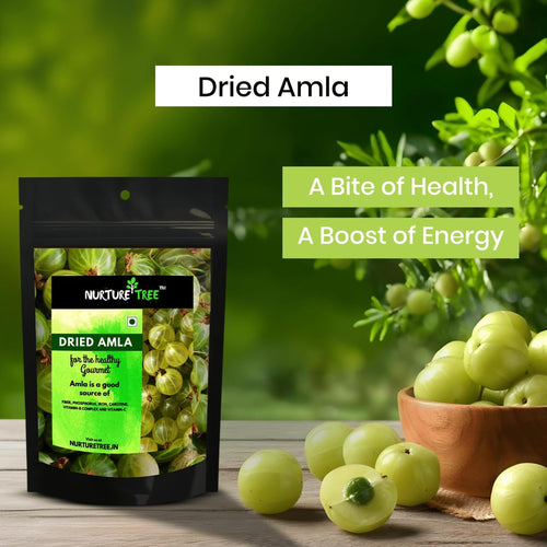 Nurture Tree Dried Amla 200gm Superfood, Rich in Vitamin C and Antioxidants, Indian Gooseberry Dried Fruit Vitamin C Rich Superfood Natural Snack Dry Gooseberry Rich | Immunity Booster | Healthy Snack & Mouth Freshener | No Preservatives