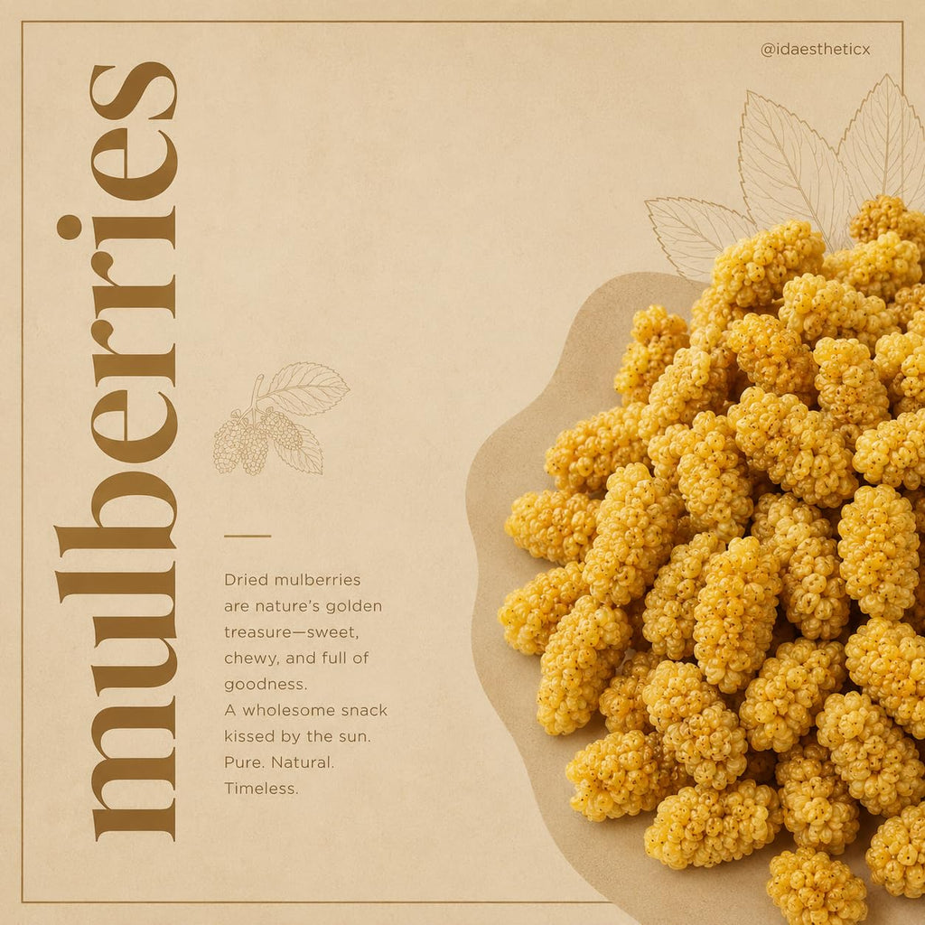 Nurture Tree Dried Mulberries | 100% Natural & Unsulfured
