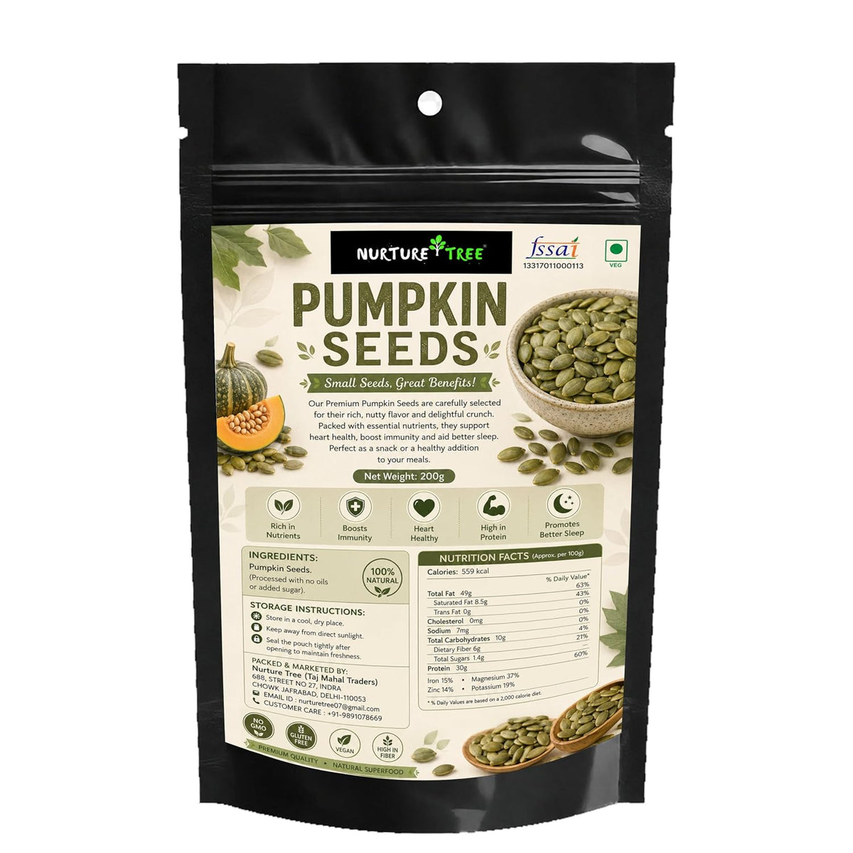 NURTURE TREE Pumpkin Seeds