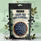 Nurture Tree Sugar-Free Dried Blueberries | Tasty & Healthy Snack | Rich in Antioxidants | Boosts Immunity | Supports Digestion (200gm)
