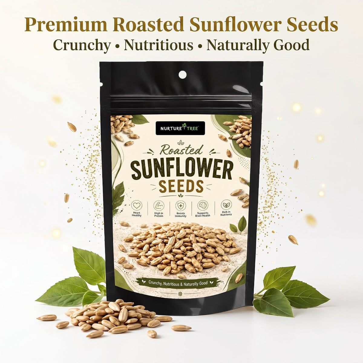 Nurture Tree Premium Raw Sunflower Seeds | High in Protein & Fiber