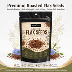 Nurture Tree Roasted Flax Seeds | Rich in Omega-3 & Fiber