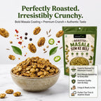 Nurture Tree Roasted Masala Sem Ke Beej 100g | Delicious Spicy Roasted Broad Beans | Crunchy Indian Namkeen | Ready to Eat | High Protein & Fiber | Perfect Snack for Home, Office & Travel