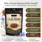 Nurture Tree Roasted Flax Seeds | Rich in Omega-3 & Fiber