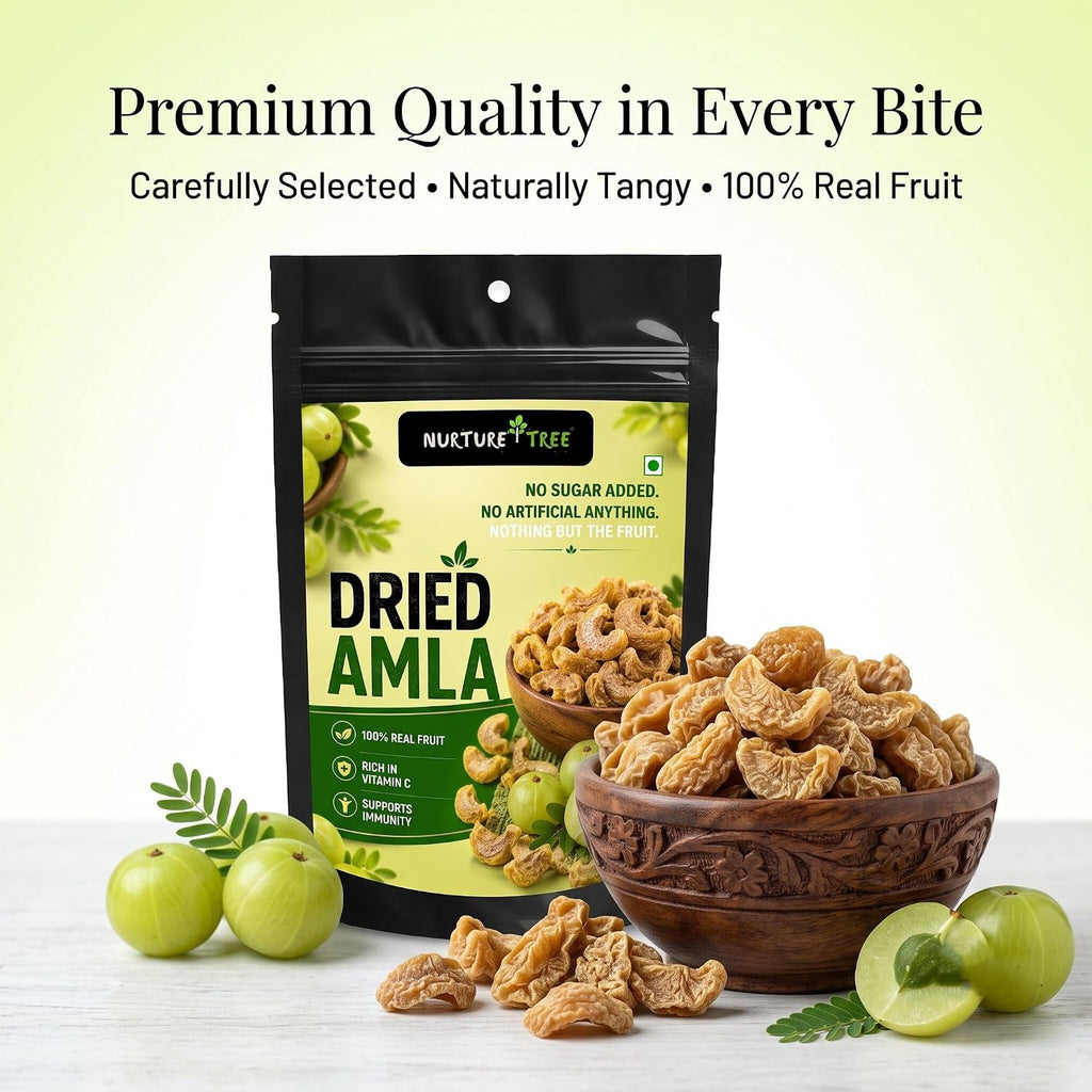 Nurture Tree Dried Amla | Antioxidant-Rich Healthy Snack