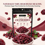 Nurture Tree Sugar-Free Dried Cranberries | Antioxidant-Rich Healthy Snack