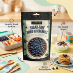 Nurture Tree Sugar-Free Dried Blueberries | Tasty & Healthy Snack | Rich in Antioxidants | Boosts Immunity | Supports Digestion (200gm)