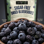 Nurture Tree Sugar-Free Dried Blueberries | Tasty & Healthy Snack | Rich in Antioxidants | Boosts Immunity | Supports Digestion (200gm)