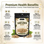 Nurture Tree Premium Raw Sunflower Seeds | High in Protein & Fiber