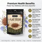 Nurture Tree Roasted Flax Seeds | Rich in Omega-3 & Fiber