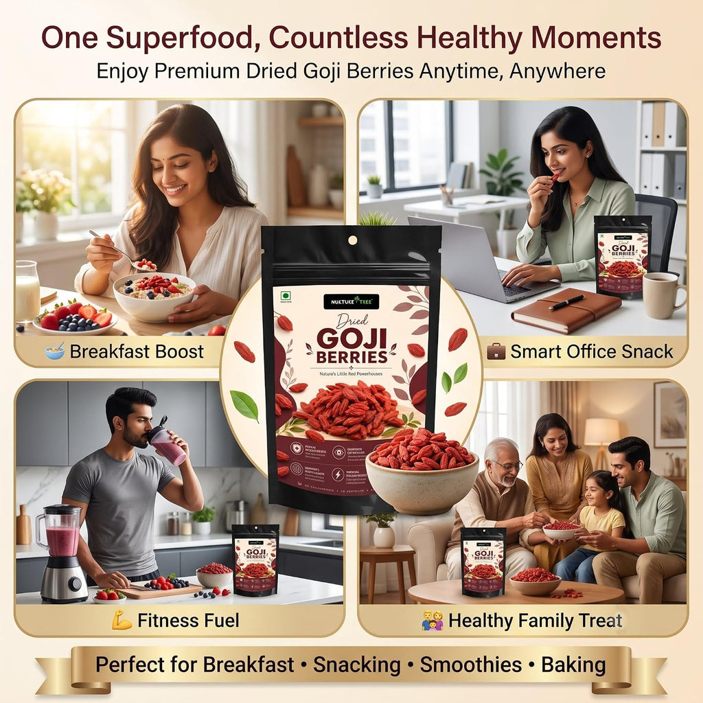 Nurture Tree Premium Goji Berries | Antioxidant-Rich Superfood