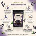 Nurture Tree Premium Dried Blueberries | Antioxidant-Rich Superfood
