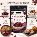 Nurture Tree Sugar-Free Dried Cranberries | Antioxidant-Rich Healthy Snack