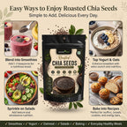 Nurture Tree Roasted Chia Seeds | Rich in Omega-3, Protein & Fiber