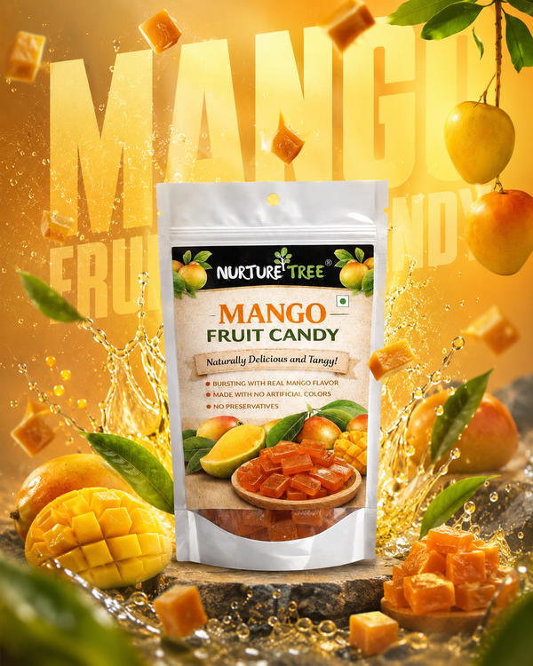 Nurture Tree Mango Fruit Candy | Naturally Tangy & Delicious