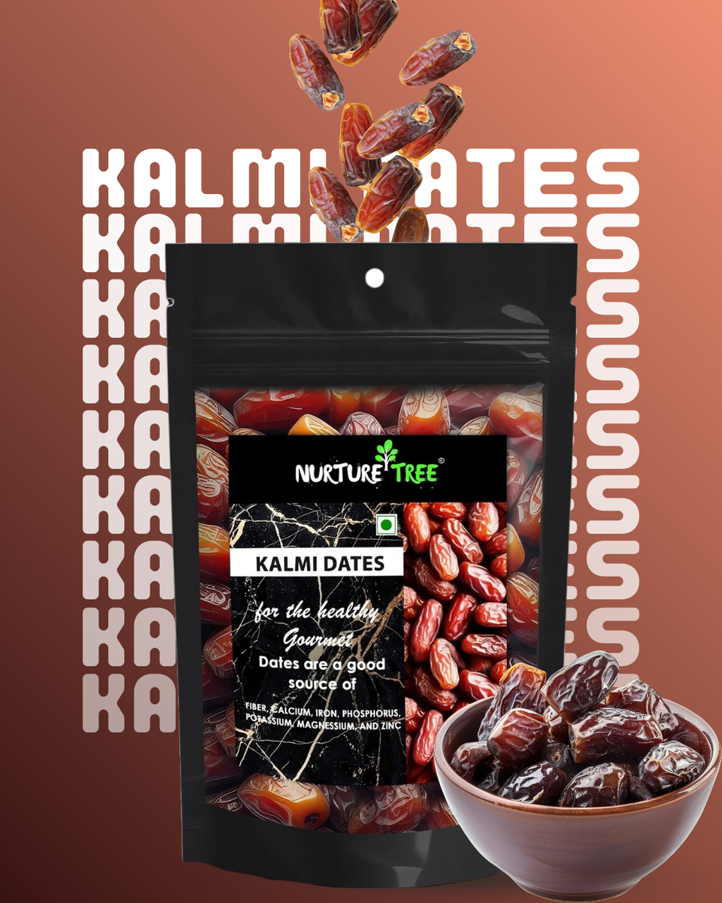 Nurture Tree Premium Saudi Kalmi Dates | Naturally Soft & Fresh